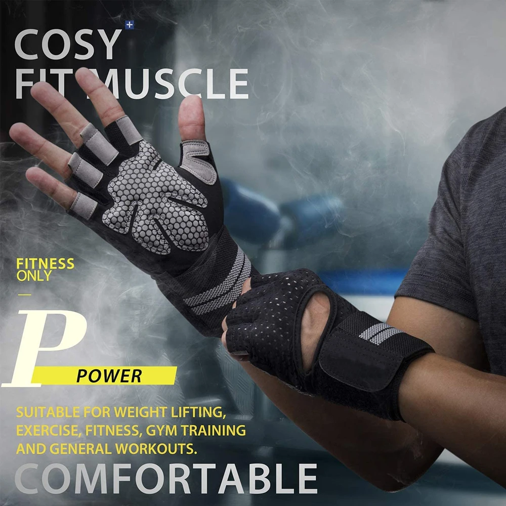 1Pair Half Finger Gym Fitness  - đánh giá và giá Crossfit G