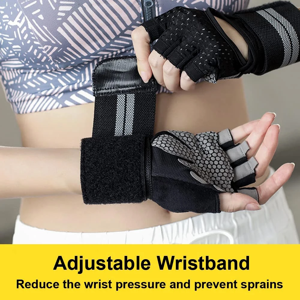 1Pair Half Finger Gym Fitness  - đánh giá và giá Crossfit G